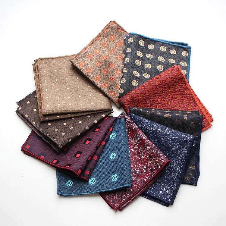 Men's Formal Wedding Suit Pocket Square Accessories