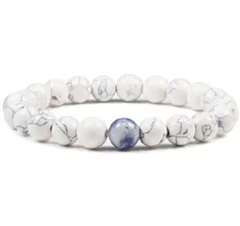 Obsidian Beaded Stretch Bracelet