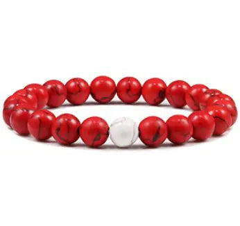 Obsidian Beaded Stretch Bracelet