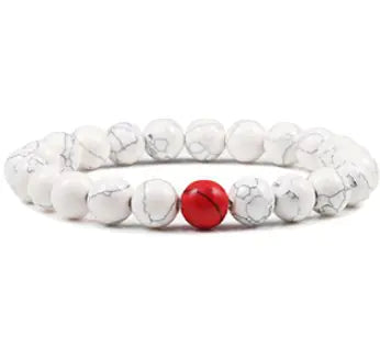 Obsidian Beaded Stretch Bracelet