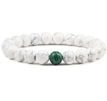 Obsidian Beaded Stretch Bracelet